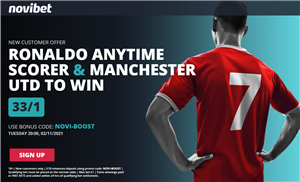 Champions League Odds Boost: 33/1 Ronaldo To Score & Man Utd to beat Atalanta